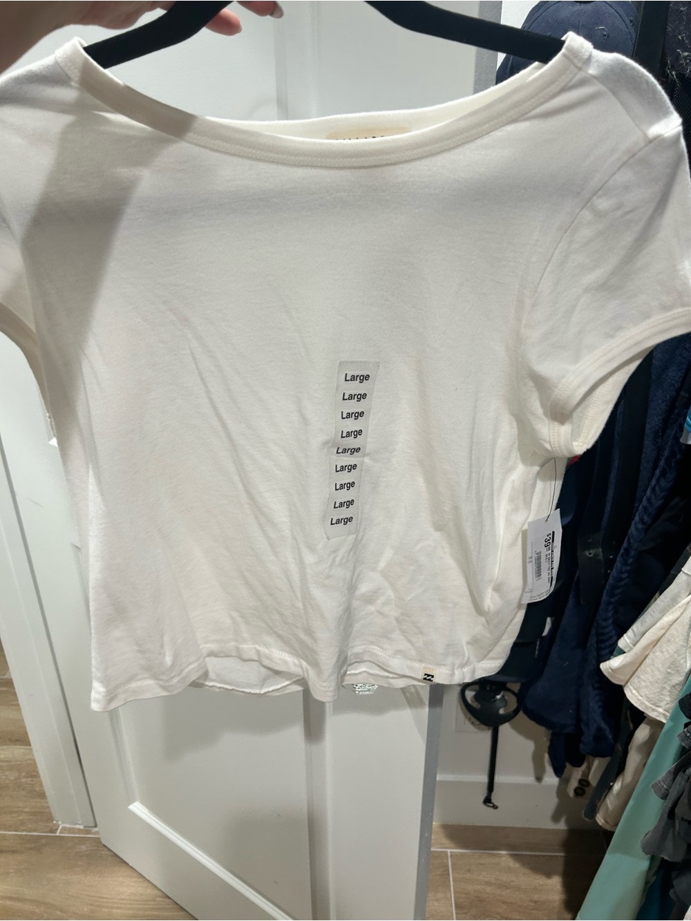 Billabong White Short Sleeve Tee